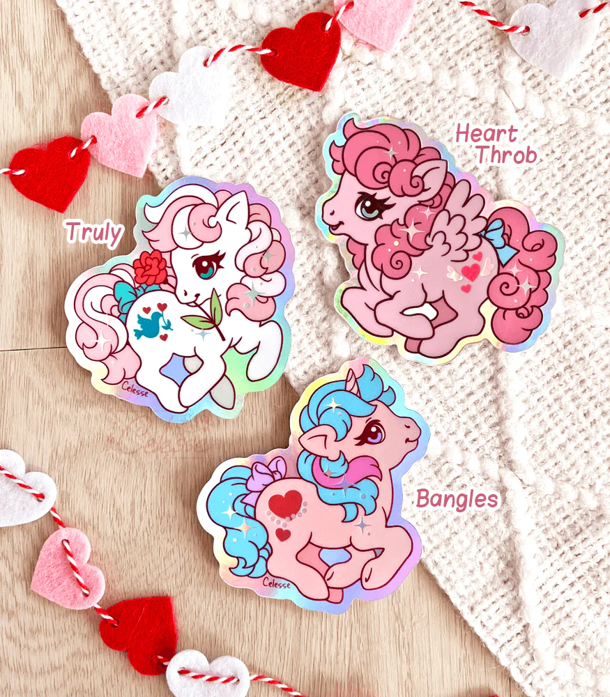 Little Pony Holo Vinyl Stickers