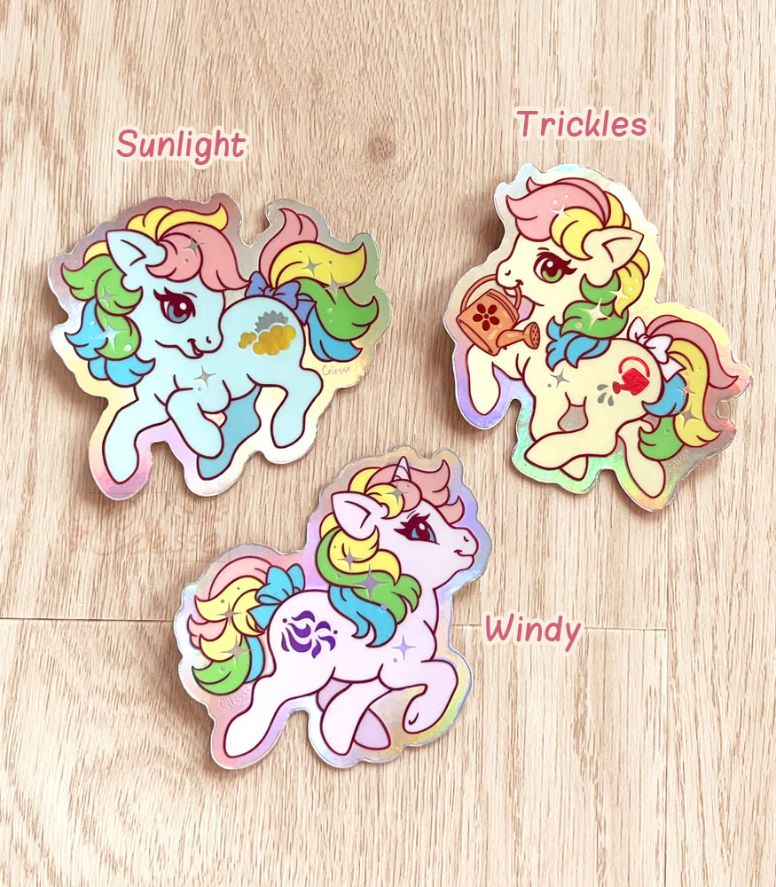 Little Pony Holo Vinyl Stickers - Image 2