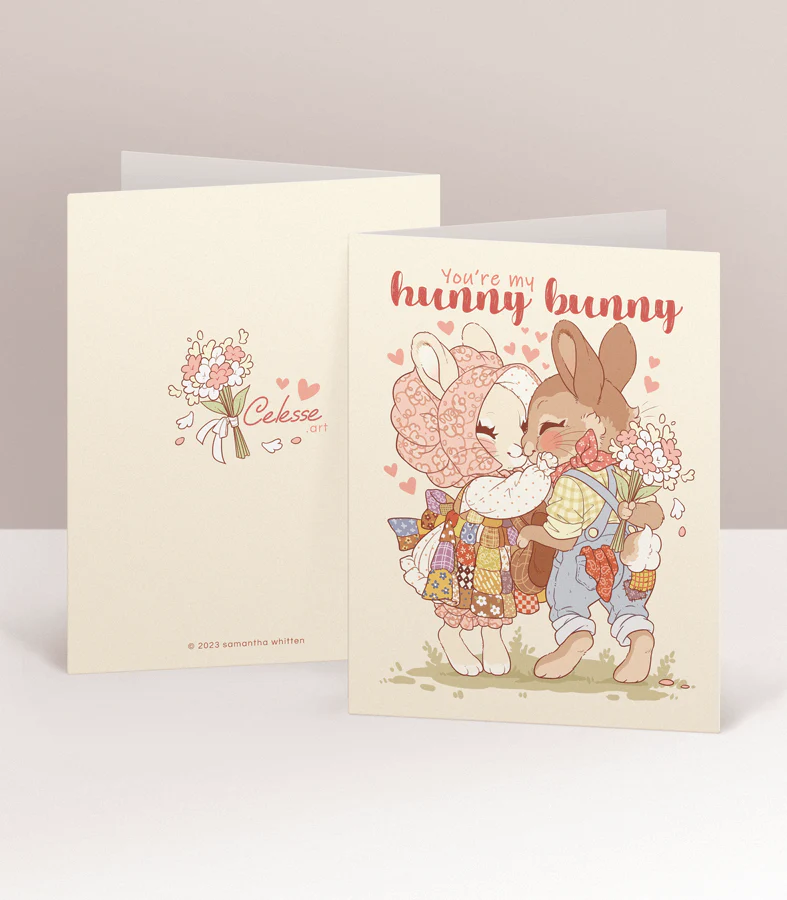 You're my Hunny Bunny Greeting Card - Image 2